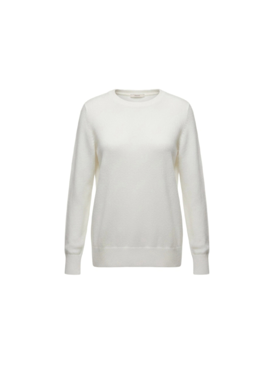 Le Chateau Sweaters - Women's Le Chateau Angora Blend Crew Neck Sweater White Size S-M Rabbit
